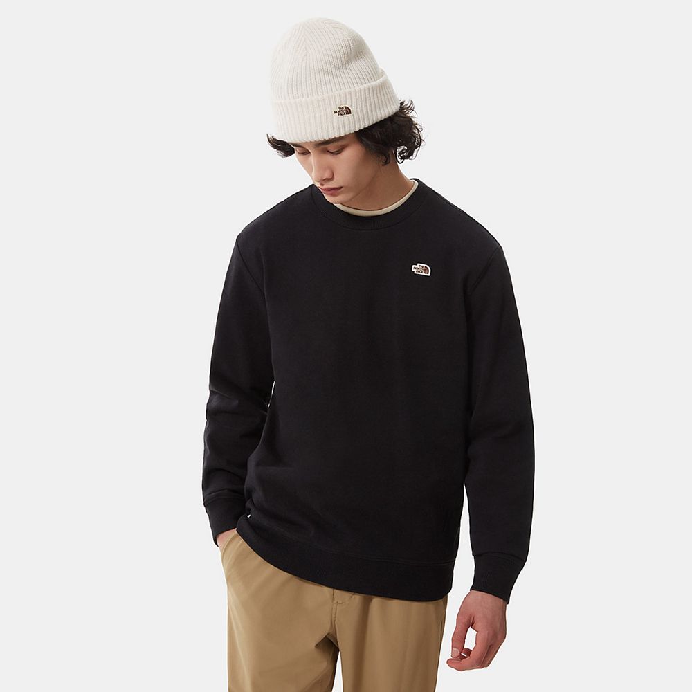 The North Face Sweater Mens Australia - The North Face Scrap Graphic Black (EBJ-273916)